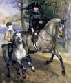 à cheval dans le bois de boulogne Pierre Auguste Renoir